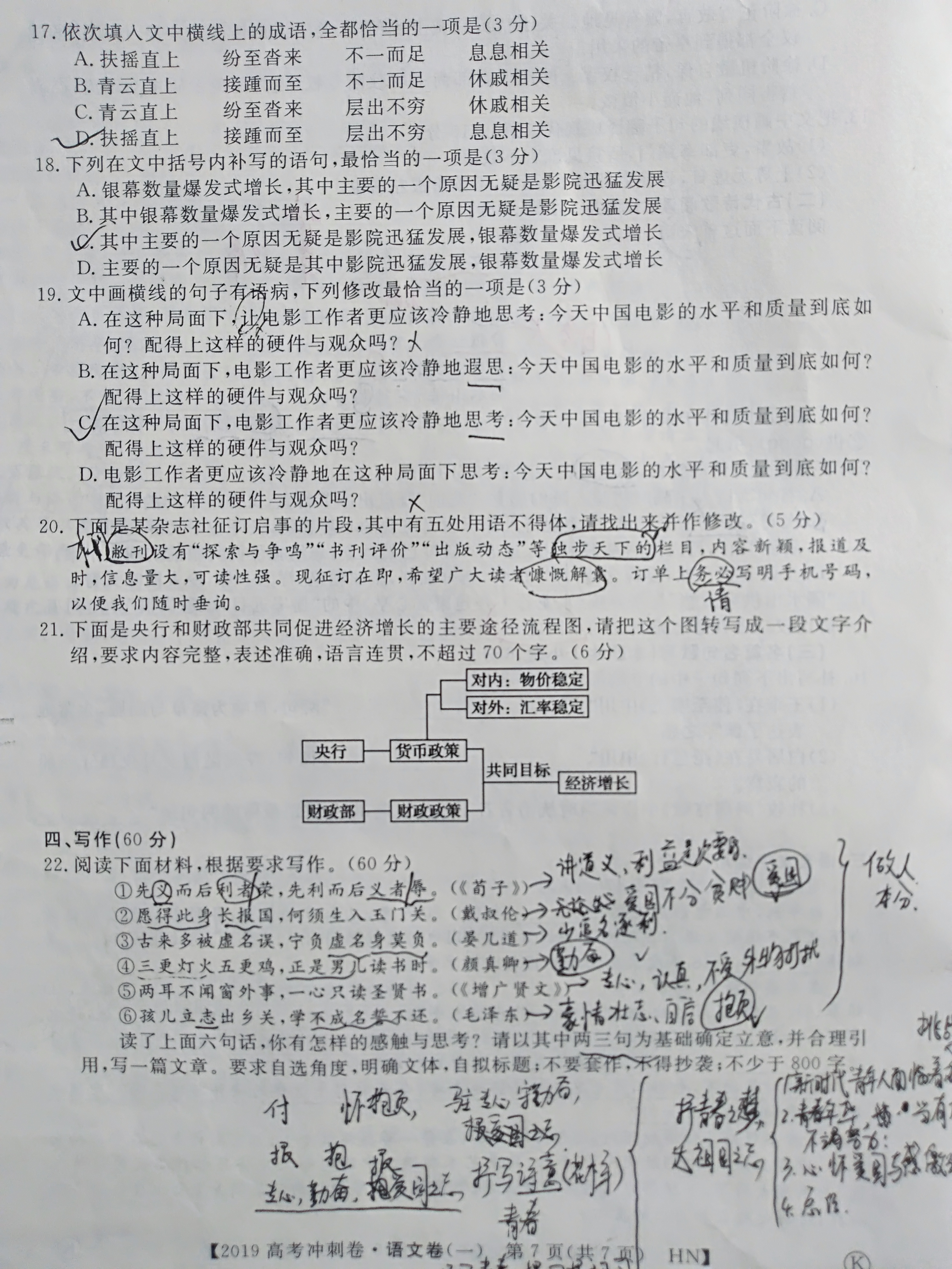 最新高考预测卷，备考时光的温馨指引