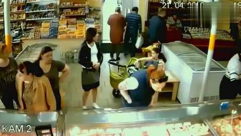 女犯监控视频揭秘，小巷深处独特小店背后的故事