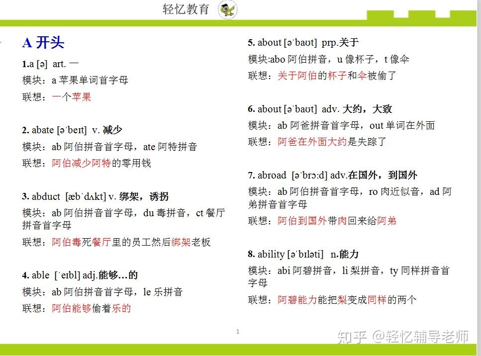 比赛相关词汇及任务技能学习指南