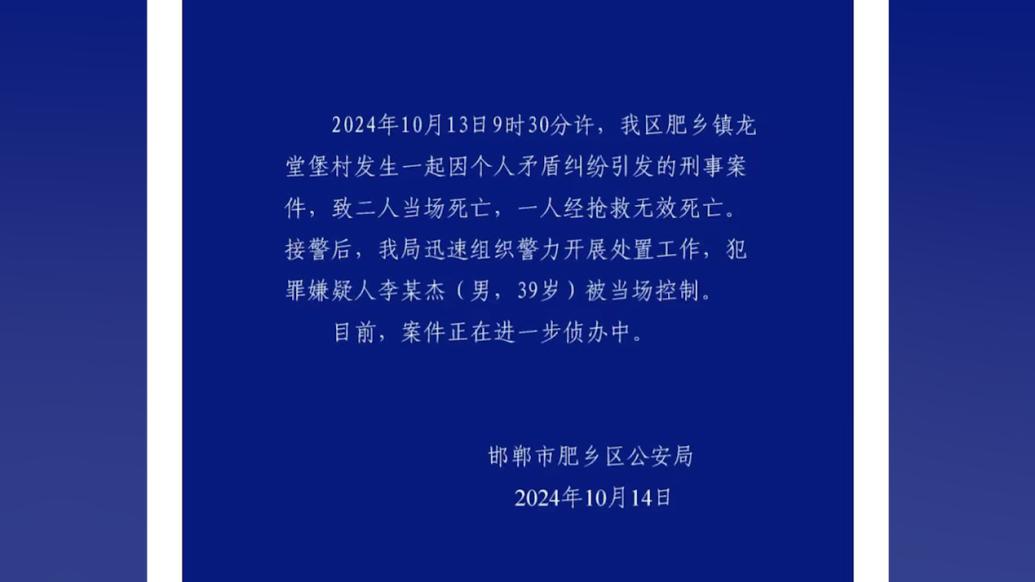 河北村庄刑案