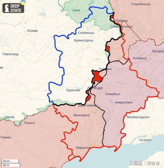 乌克兰最新局势地图